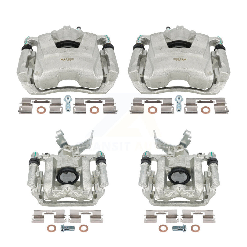 Front Rear Disc Brake Caliper Assembly Left Right Side (Driver Passenger) Kit For Chevrolet Sonic KBC-100089 by CMX