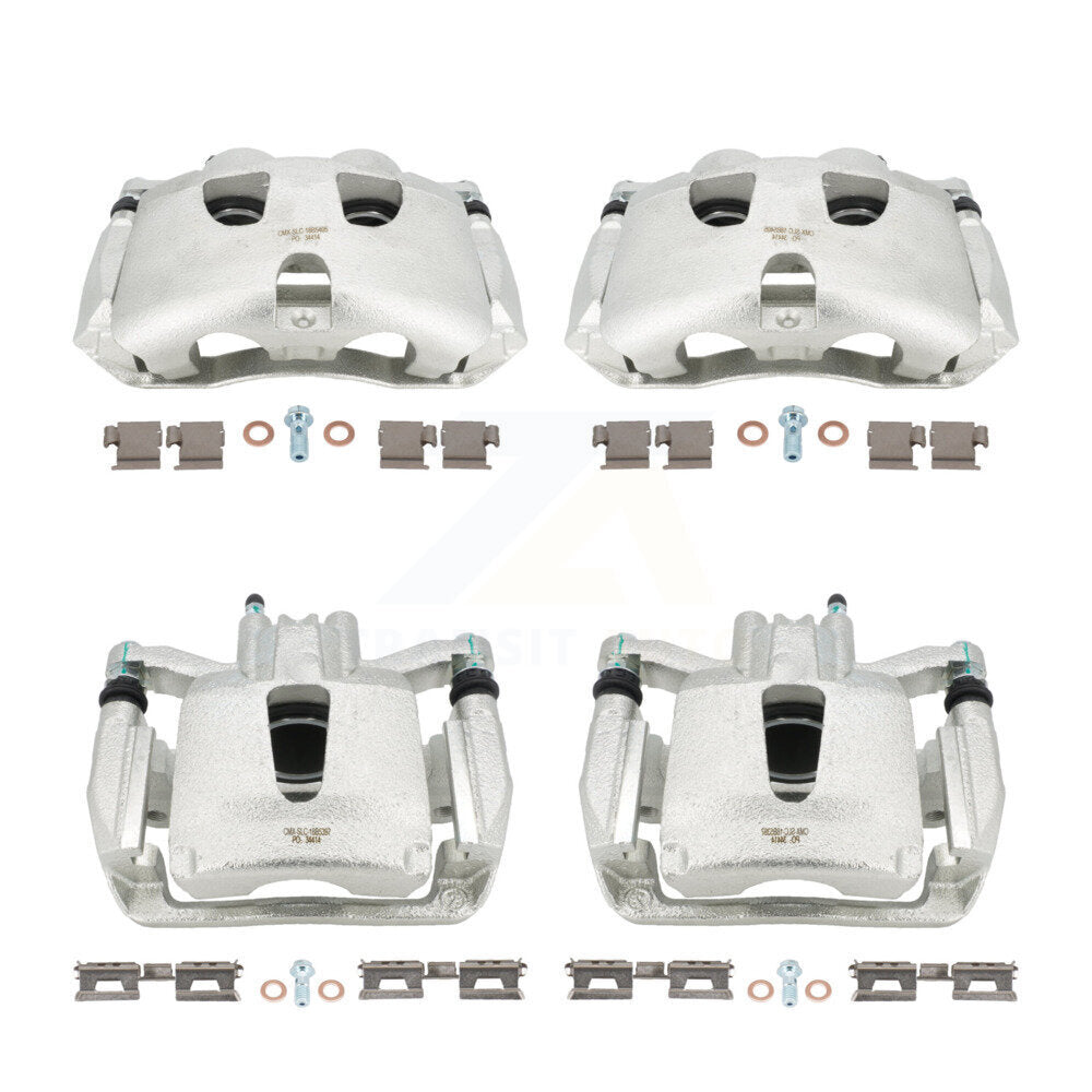 Front Rear Disc Brake Caliper Assembly Left Right Side (Driver Passenger) Kit For Ford F-150 KBC-100094 by CMX