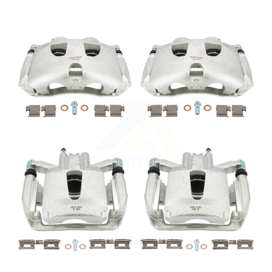 Front Rear Disc Brake Caliper Assembly Left Right Side (Driver Passenger) Kit For Ford F-150 KBC-100094 by CMX