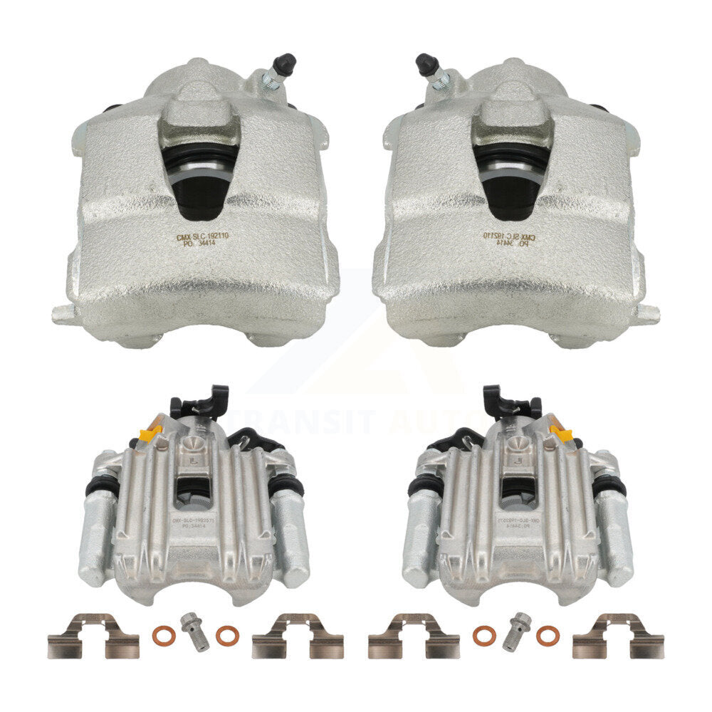 Front Rear Disc Brake Caliper Assembly Left Right Side (Driver Passenger) Kit For Volkswagen Jetta City KBC-100097 by CMX