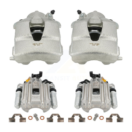 Front Rear Disc Brake Caliper Assembly Left Right Side (Driver Passenger) Kit For Volkswagen Jetta City KBC-100097 by CMX