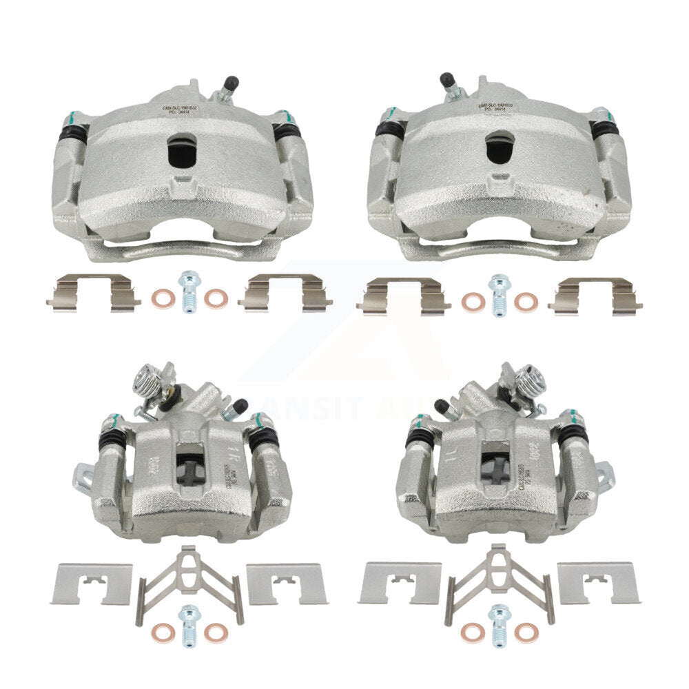 Front Rear Disc Brake Caliper Left Right Side (Driver Passenger) Kit For Honda Civic KBC-100098