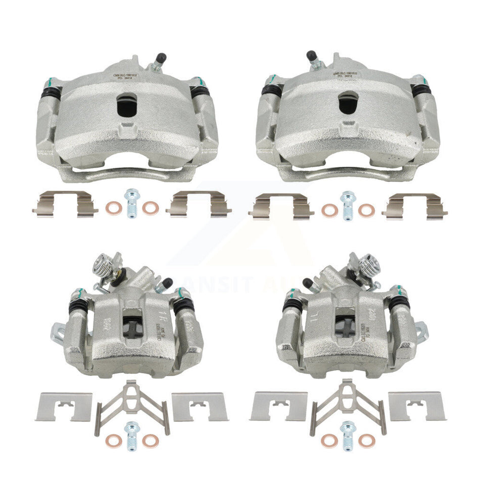 Front Rear Disc Brake Caliper Left Right Side (Driver Passenger) Kit For Honda Civic KBC-100098