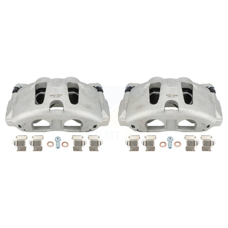 Front Disc Brake Caliper Assembly Left Right Side (Driver Passenger) Kit For Dodge Grand Caravan Chrysler Town & Country Pacifica Ram C/V Volkswagen Routan Voyager KBC-100102 by CMX