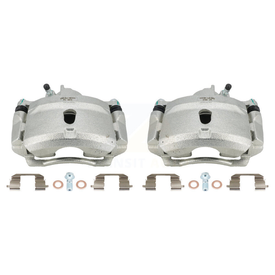 Front Disc Brake Caliper Assembly Left Right Side (Driver Passenger) Kit For Honda Civic KBC-100109 by CMX