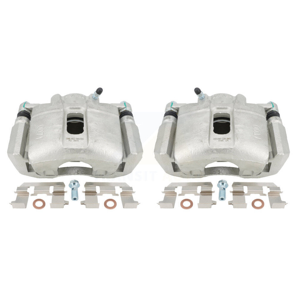 Front Disc Brake Caliper Assembly Left Right Side (Driver Passenger) Kit For Honda Accord Acura TL TSX CL KBC-100111 by CMX