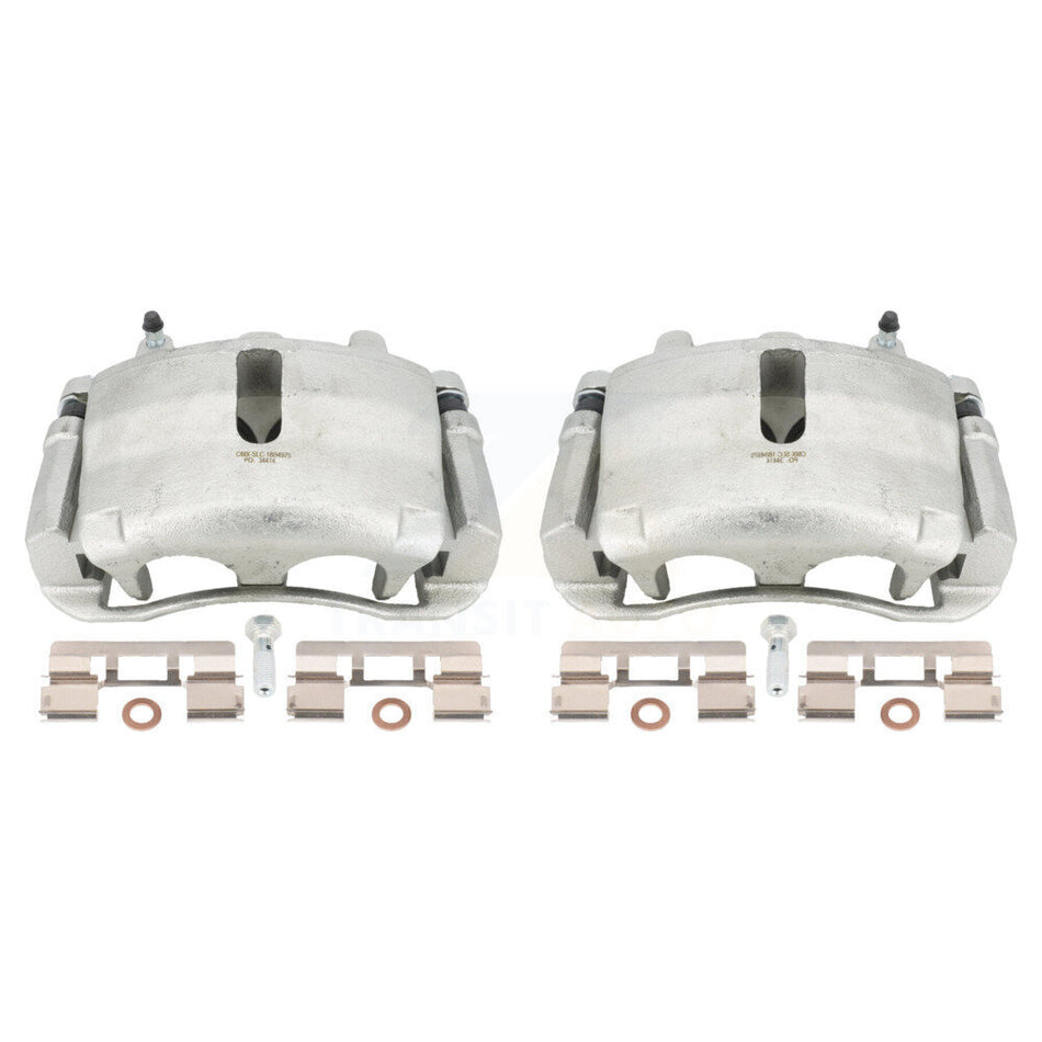 Front Disc Brake Caliper Assembly Left Right Side (Driver Passenger) Kit For Ford F-150 Lincoln Mark LT KBC-100120 by CMX