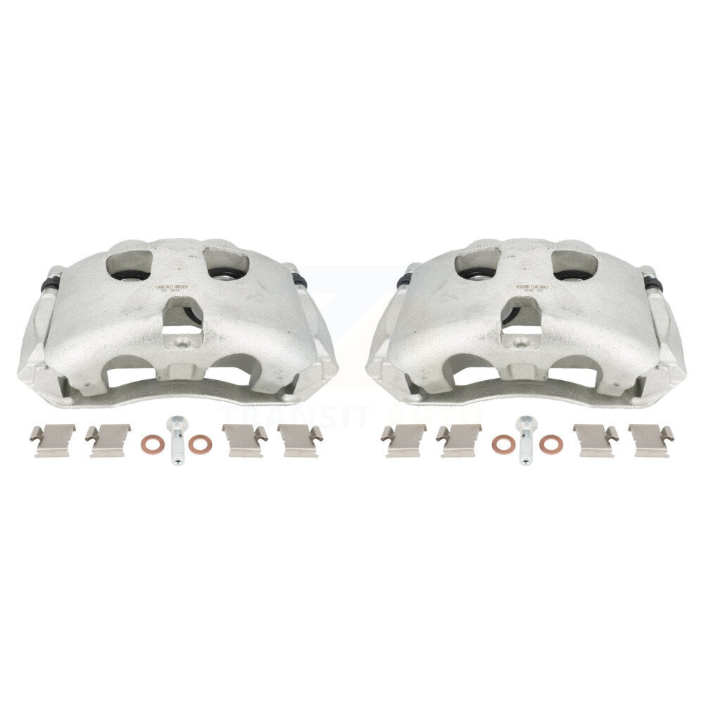 Front Disc Brake Caliper Assembly Left Right Side (Driver Passenger) Kit For Ford F-150 Expedition Lincoln Navigator Mark LT KBC-100122 by CMX