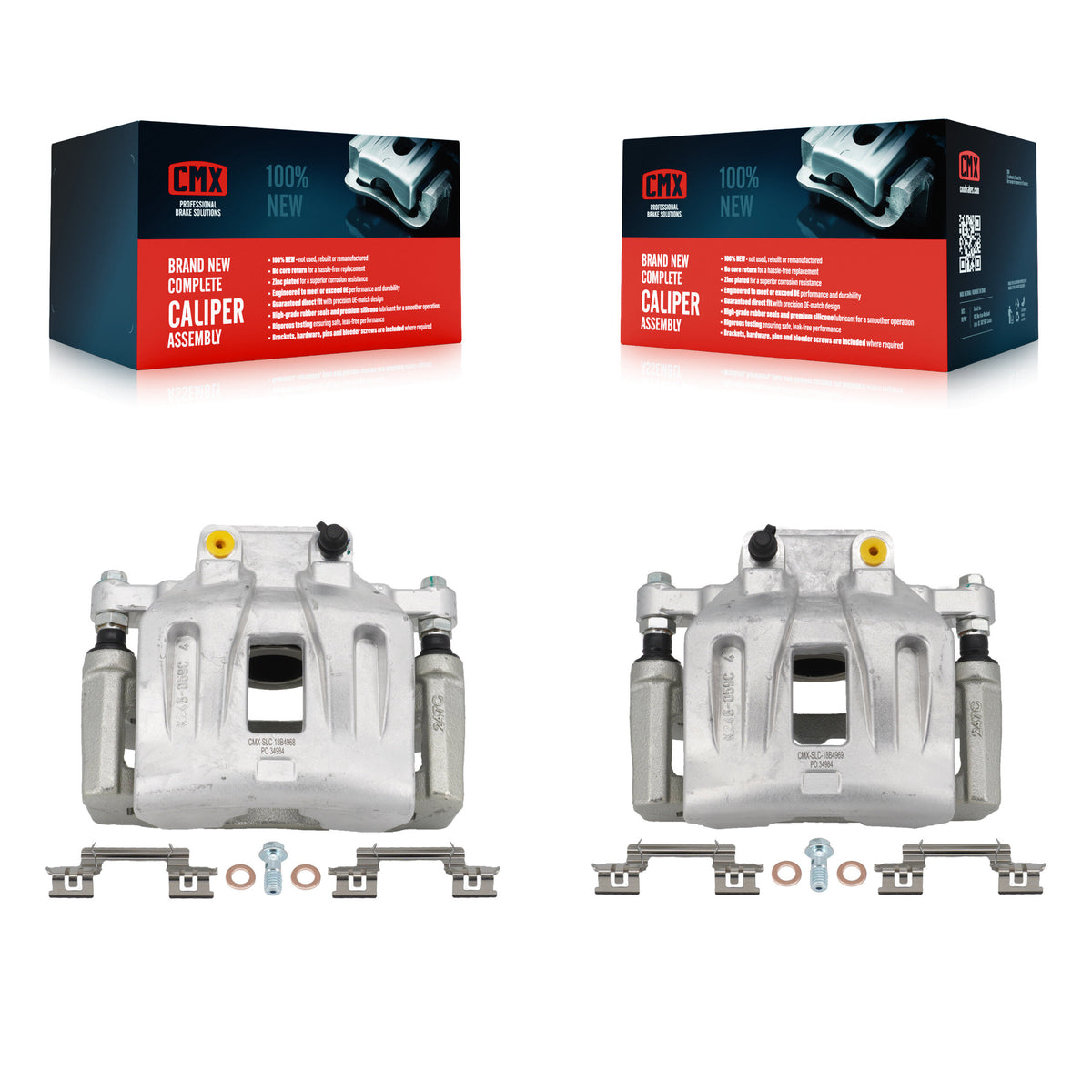 Front Brake Caliper Left Right Side Kit For Dodge Chrysler 300 Charger Challenger Magnum KBC-100135