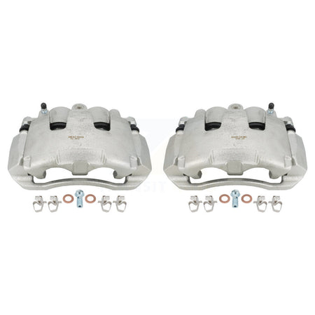 Front Disc Brake Caliper Assembly Left Right Side (Driver Passenger) Kit For Dodge Ram 1500 Dakota Mitsubishi Raider KBC-100144 by CMX