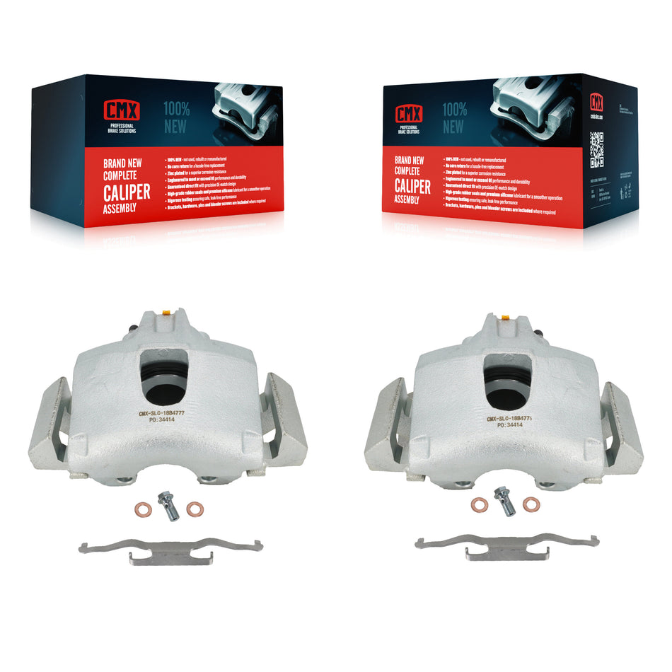 Front Disc Brake Caliper Assembly Left Right Side (Driver Passenger) Kit For Dodge Grand Caravan Chrysler Town & Country KBC-100147