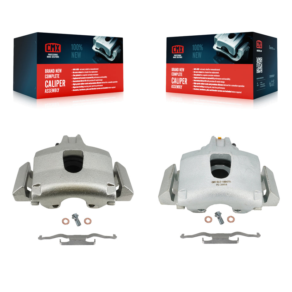 Front Disc Brake Caliper Assembly Left Right Side (Driver Passenger) Kit For Dodge Grand Caravan Chrysler Town & Country KBC-100147