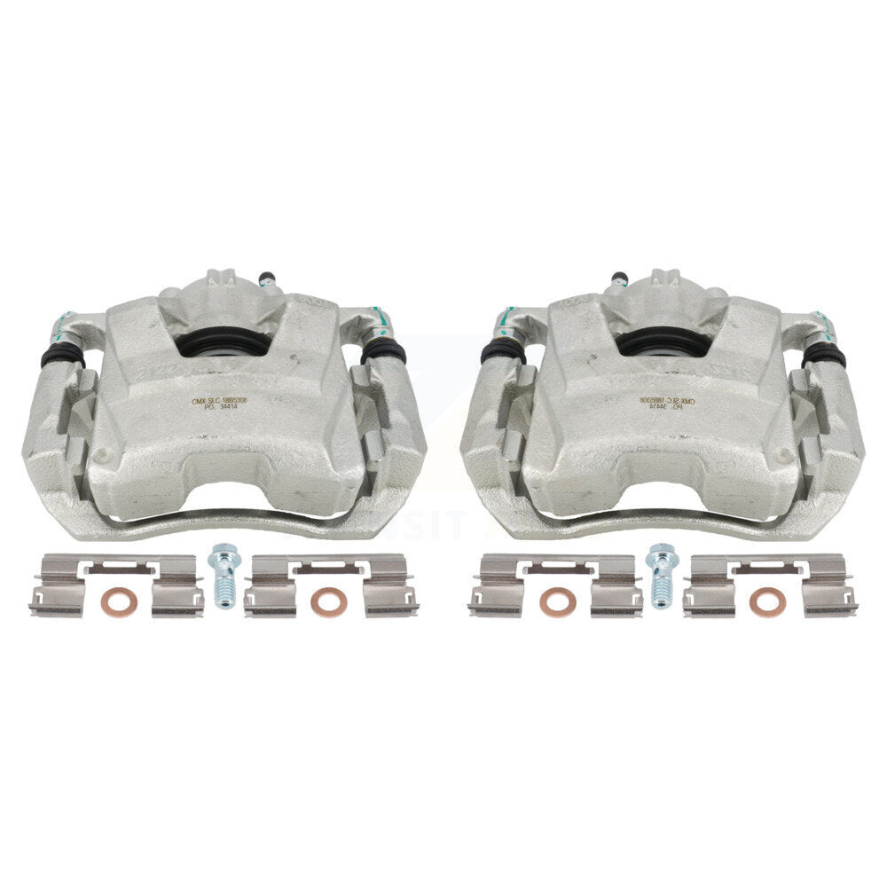 Front Disc Brake Caliper Assembly Left Right Side (Driver Passenger) Kit For Chevrolet Cruze Sonic Limited KBC-100151 by CMX