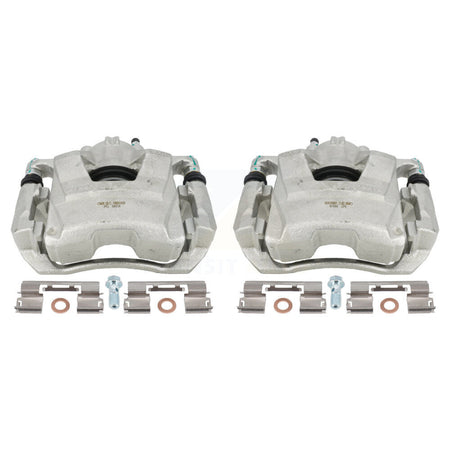 Front Disc Brake Caliper Assembly Left Right Side (Driver Passenger) Kit For Chevrolet Cruze Sonic Limited KBC-100151 by CMX