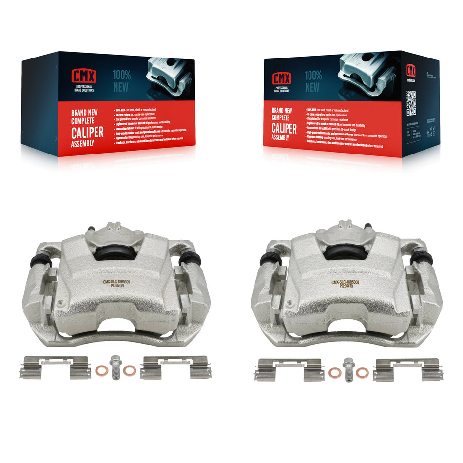Front Disc Brake Caliper Assembly Left Right Side (Driver Passenger) Kit For Chevrolet Cruze Sonic Limited KBC-100151
