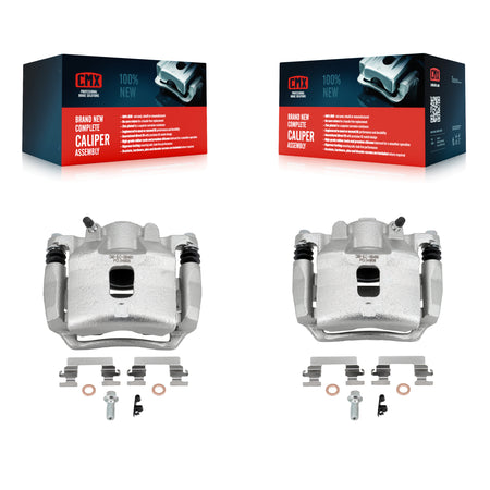 Front Brake Caliper (Left Right) Kit For Chevrolet Cobalt Pontiac G5 Saturn Ion Pursuit KBC-100160