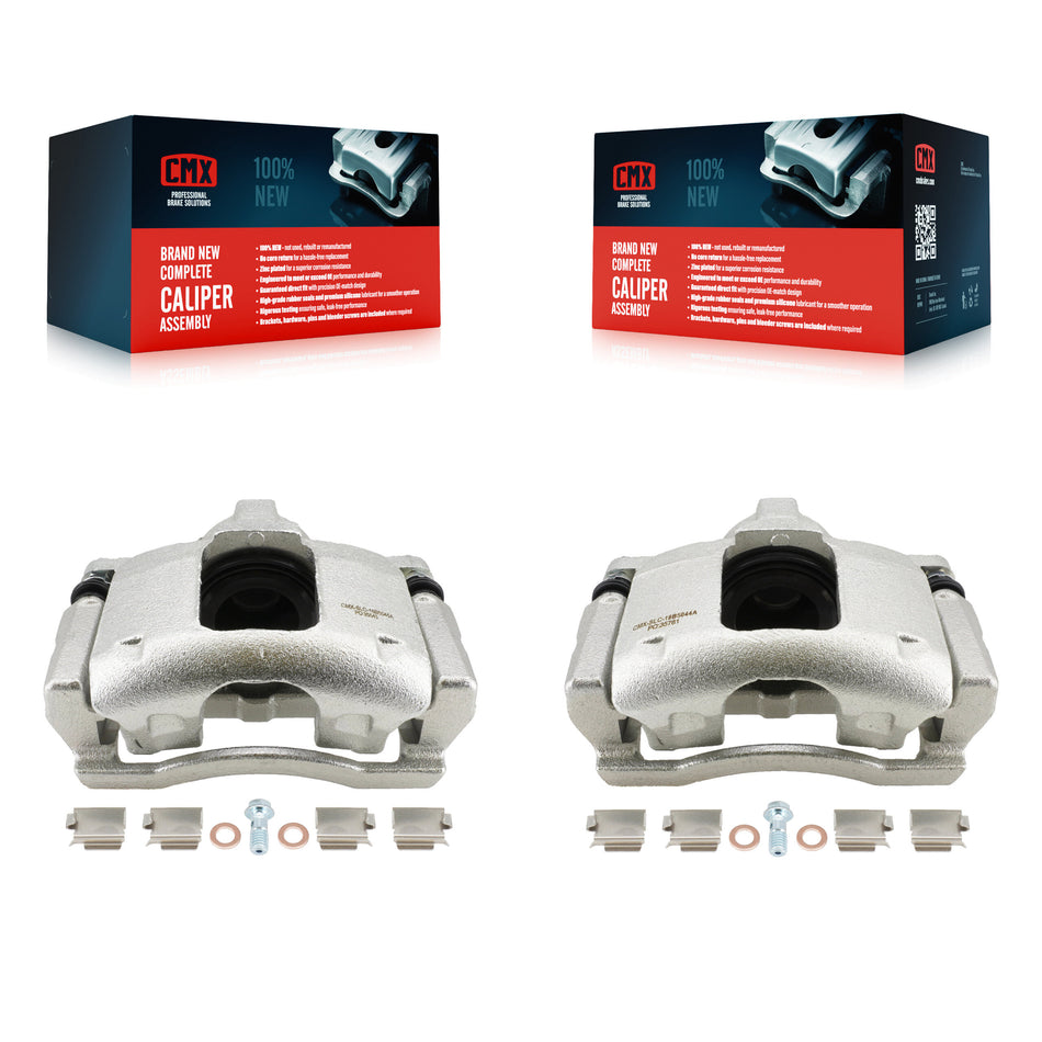Front Disc Brake Caliper Assembly Left Right Side (Driver Passenger) Kit For Dodge Journey KBC-100165