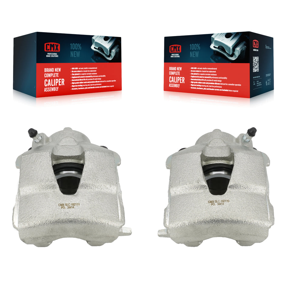 Front Disc Brake Caliper Assembly Left Right Side (Driver Passenger) Kit For Volkswagen Jetta Beetle Golf City KBC-100169