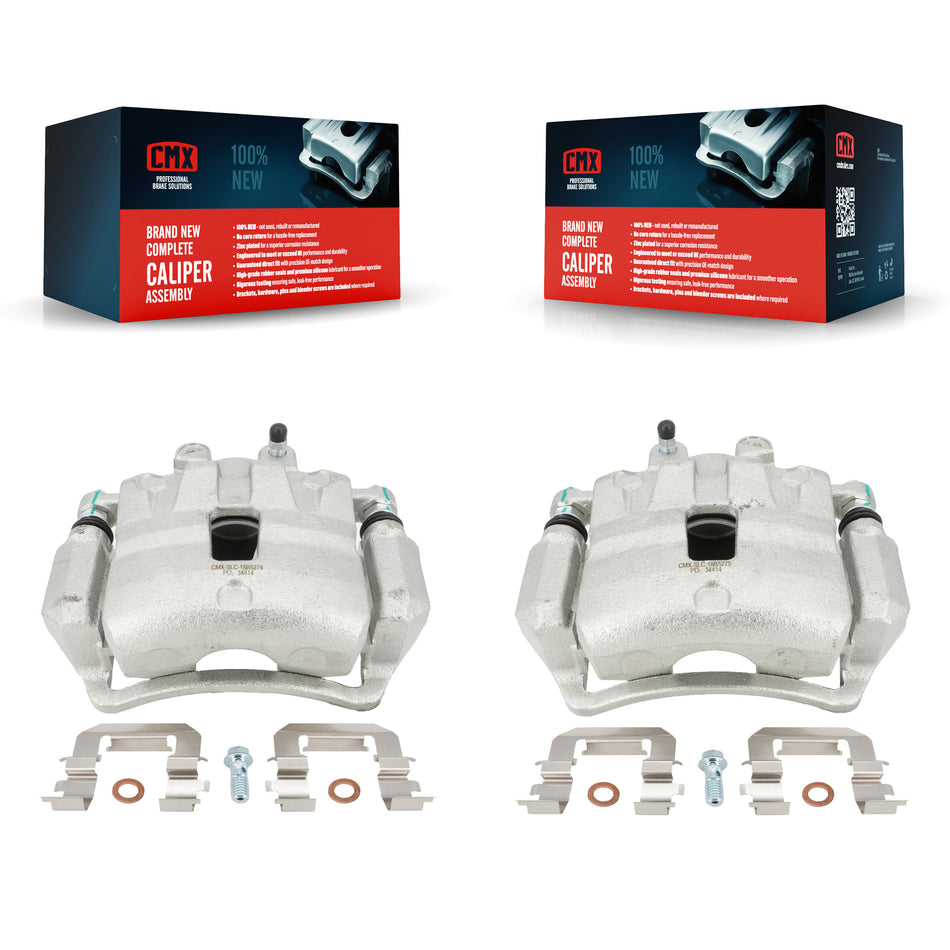 Front Disc Brake Caliper Assembly Left Right Side (Driver Passenger) Kit For Chevrolet Camaro Saab 9-5 KBC-100170
