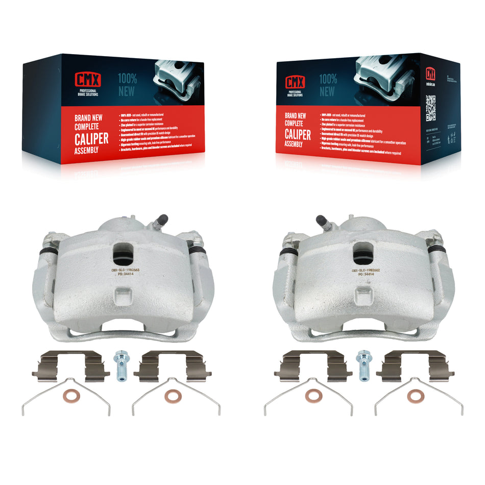Front Disc Brake Caliper Assembly Left Right Side (Driver Passenger) Kit For Honda CR-V Element KBC-100172