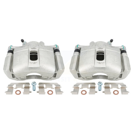 Front Disc Brake Caliper Assembly Left Right Side (Driver Passenger) Kit For 1999-2004 Acura RL KBC-100175 by CMX