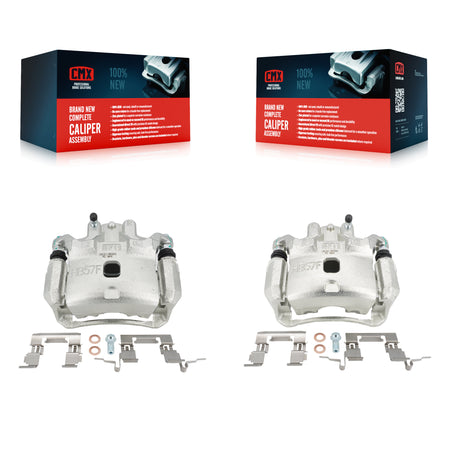 Front Disc Brake Caliper Left Right Side (Driver Passenger) Kit For Nissan Versa Cube KBC-100184