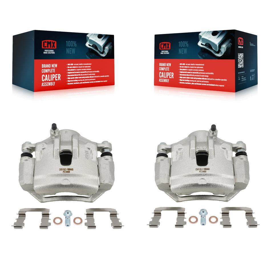 Front Brake Caliper Left Right (Driver Passenger) Kit For Hyundai Tucson Kia Sportage FWD KBC-100187