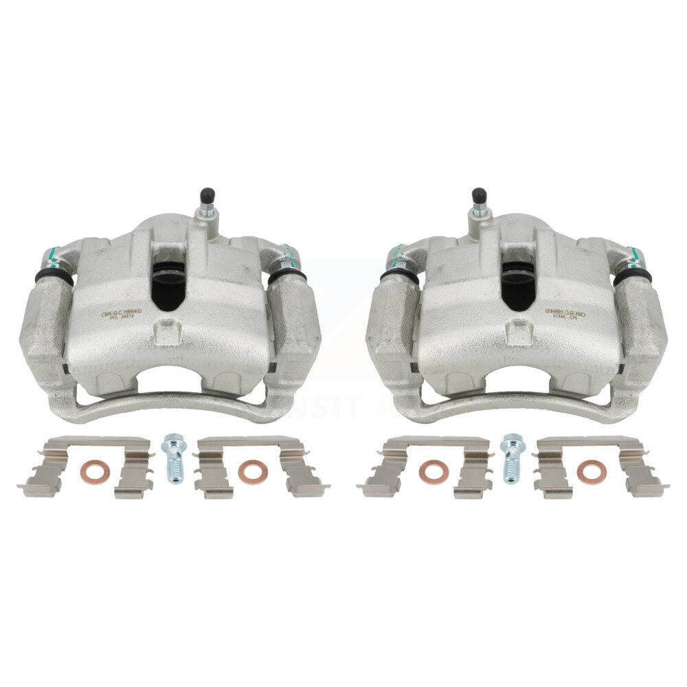 Front Disc Brake Caliper Assembly Left Right Side (Driver Passenger) Kit For Hyundai Tucson Kia Sportage KBC-100188 by CMX