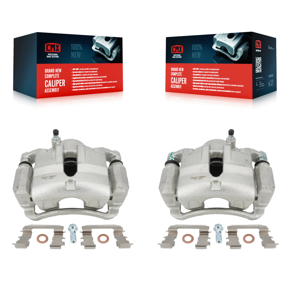 Front Disc Brake Caliper Assembly Left Right Side (Driver Passenger) Kit For Hyundai Tucson Kia Sportage KBC-100188