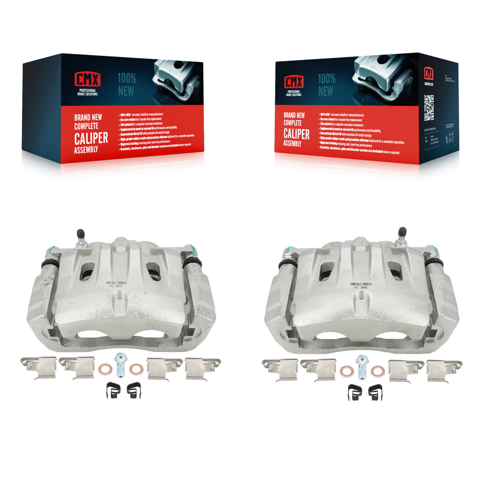 Front Disc Brake Caliper Assembly Left Right Side (Driver Passenger) Kit For Toyota Highlander Sienna Lexus RX350 KBC-100189