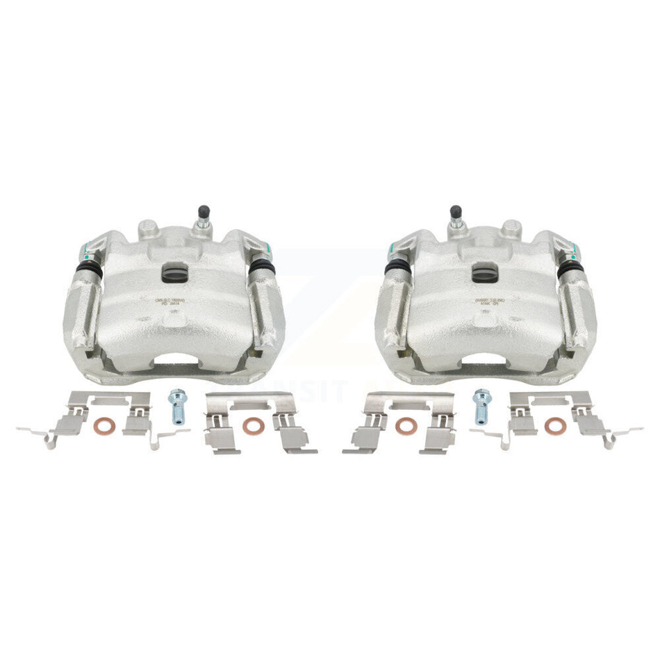 Front Disc Brake Caliper Assembly Left Right Side (Driver Passenger) Kit For Nissan Sentra Juke KBC-100197 by CMX