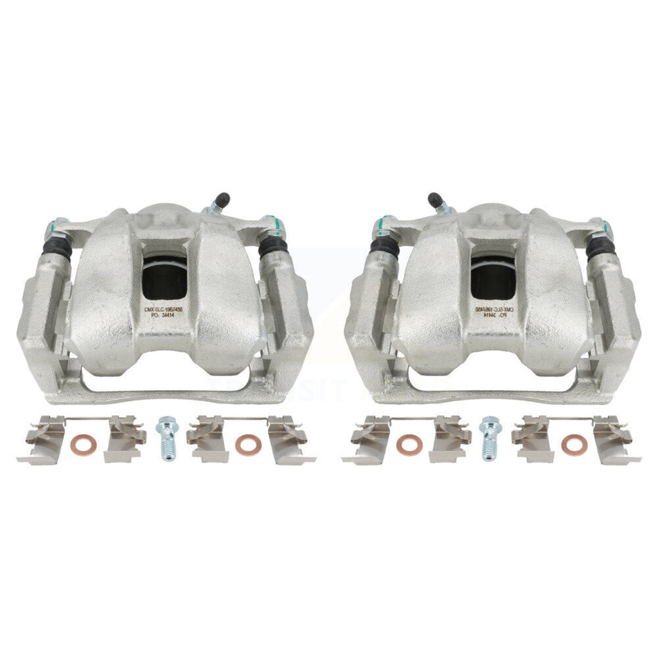 Front Disc Brake Caliper Assembly Left Right Side (Driver Passenger) Kit For Honda Accord Acura ILX KBC-100202 by CMX