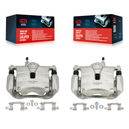 Front Disc Brake Caliper Left Right Side (Driver Passenger) Kit For Mazda 3 CX-3 Sport KBC-100208