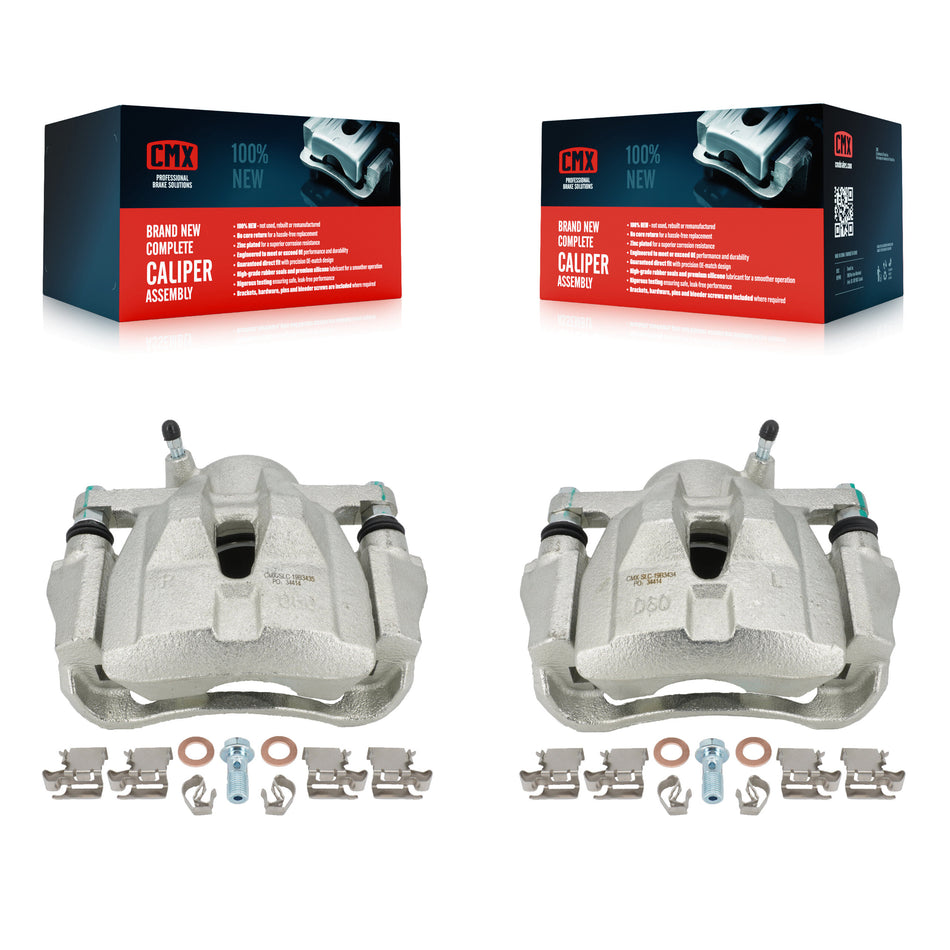 Front Disc Brake Caliper Assembly Left Right Side (Driver Passenger) Kit For Toyota Corolla Scion xD Matrix Pontiac Vibe KBC-100211