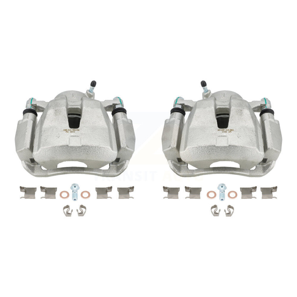 Front Disc Brake Caliper Assembly Left Right Side (Driver Passenger) Kit For Toyota RAV4 Scion tC Matrix Pontiac Vibe Corolla iM Mirai KBC-100212 by CMX