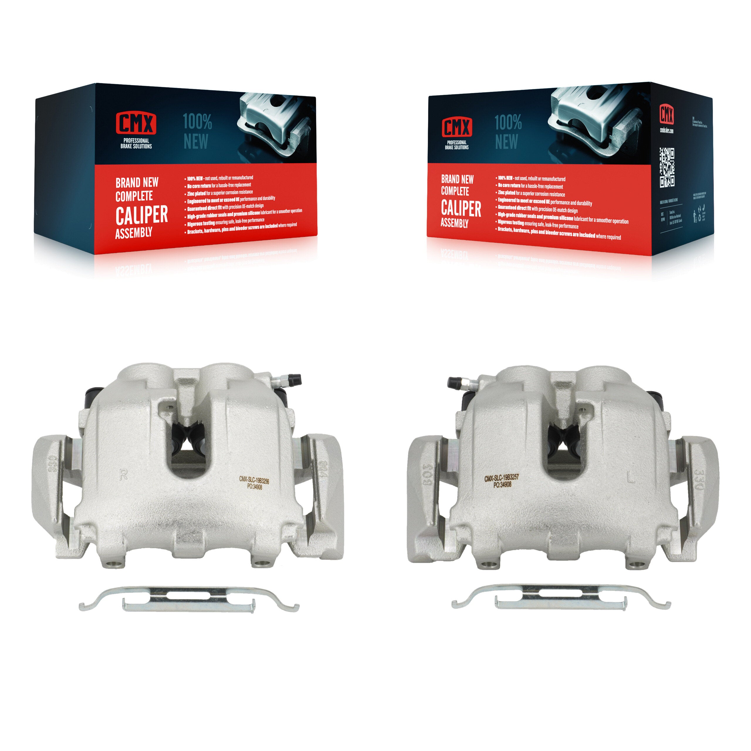 Front Disc Brake Caliper Kit For Mercedes-Benz ML350 E350 R350 ML320 ML500 R320 E500 R500 KBC-100221