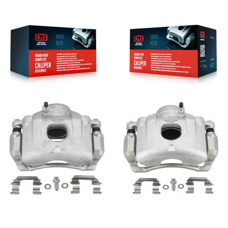 Front Disc Brake Caliper Left Right Side (Driver Passenger) Kit For Kia Spectra Spectra5 KBC-100233