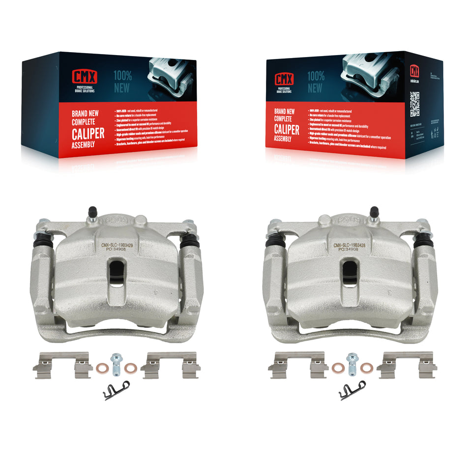 Front Disc Brake Caliper Left Right Side Kit For Nissan Rogue Suzuki Kizashi Select KBC-100239