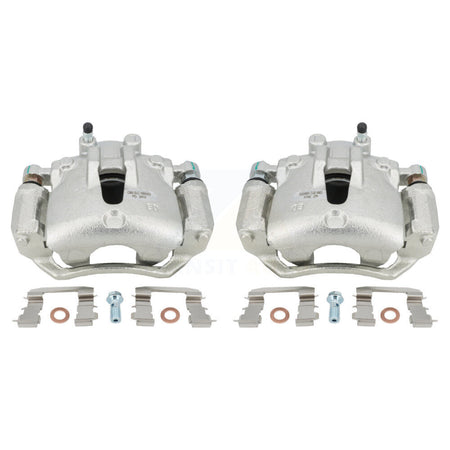 Front Disc Brake Caliper Assembly Left Right Side (Driver Passenger) Kit For Hyundai Elantra Kia Forte Koup Forte5 KBC-100240 by CMX