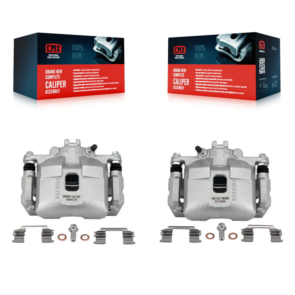Front Disc Brake Caliper Left Right Side (Driver Passenger) Kit For Acura RSX Honda S2000 KBC-100244