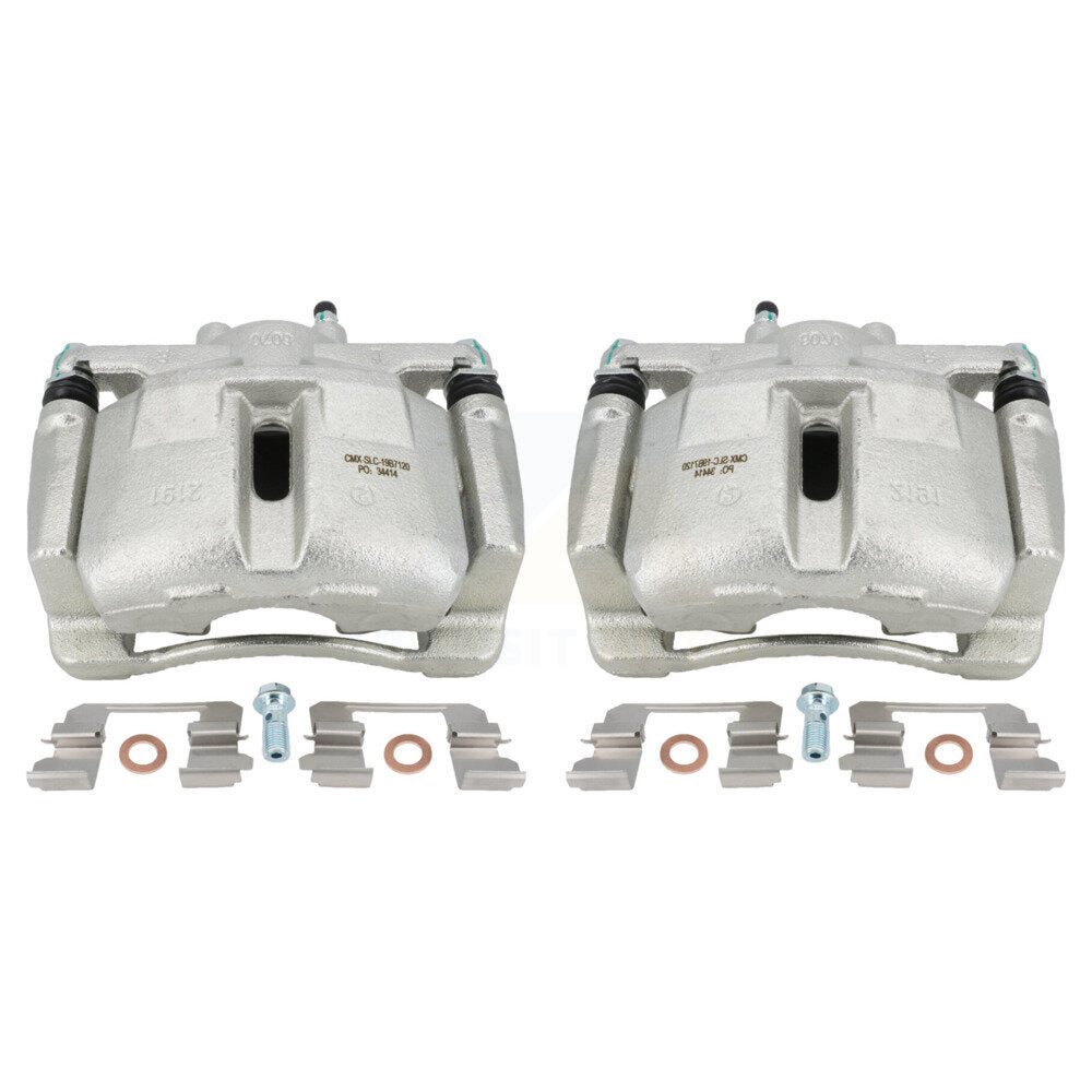 Front Disc Brake Caliper Assembly Left Right Side (Driver Passenger) Kit For Mazda CX-5 KBC-100245 by CMX