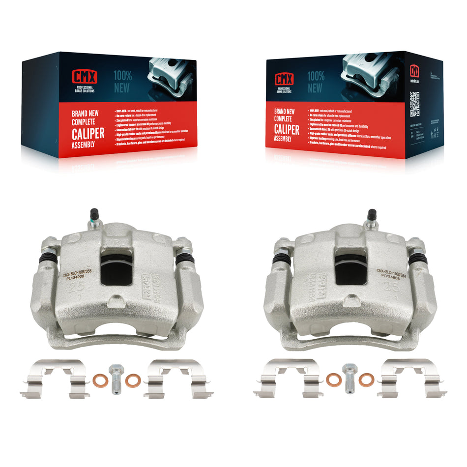 Front Disc Brake Caliper Left Right Side (Driver Passenger) Kit For Hyundai Elantra KBC-100258