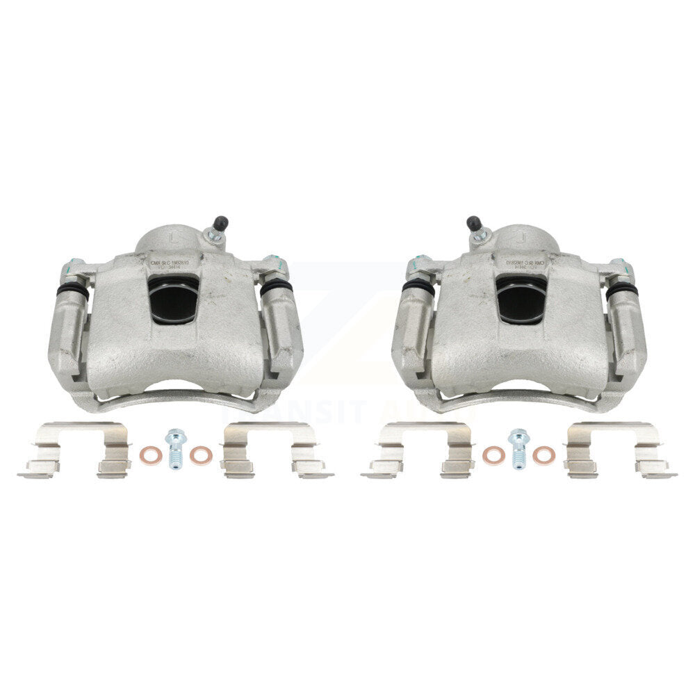 Front Disc Brake Caliper Assembly Left Right Side (Driver Passenger) Kit For Chevrolet Aveo Spark Suzuki Forenza Aveo5 Reno EV Pontiac G3 Daewoo Nubira Wave Wave5 Optra Swift+ KBC-100259 by CMX