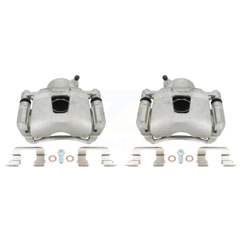 Front Disc Brake Caliper Assembly Left Right Side (Driver Passenger) Kit For Chevrolet Aveo Spark Suzuki Forenza Aveo5 Reno EV Pontiac G3 Daewoo Nubira Wave Wave5 Optra Swift+ KBC-100259 by CMX