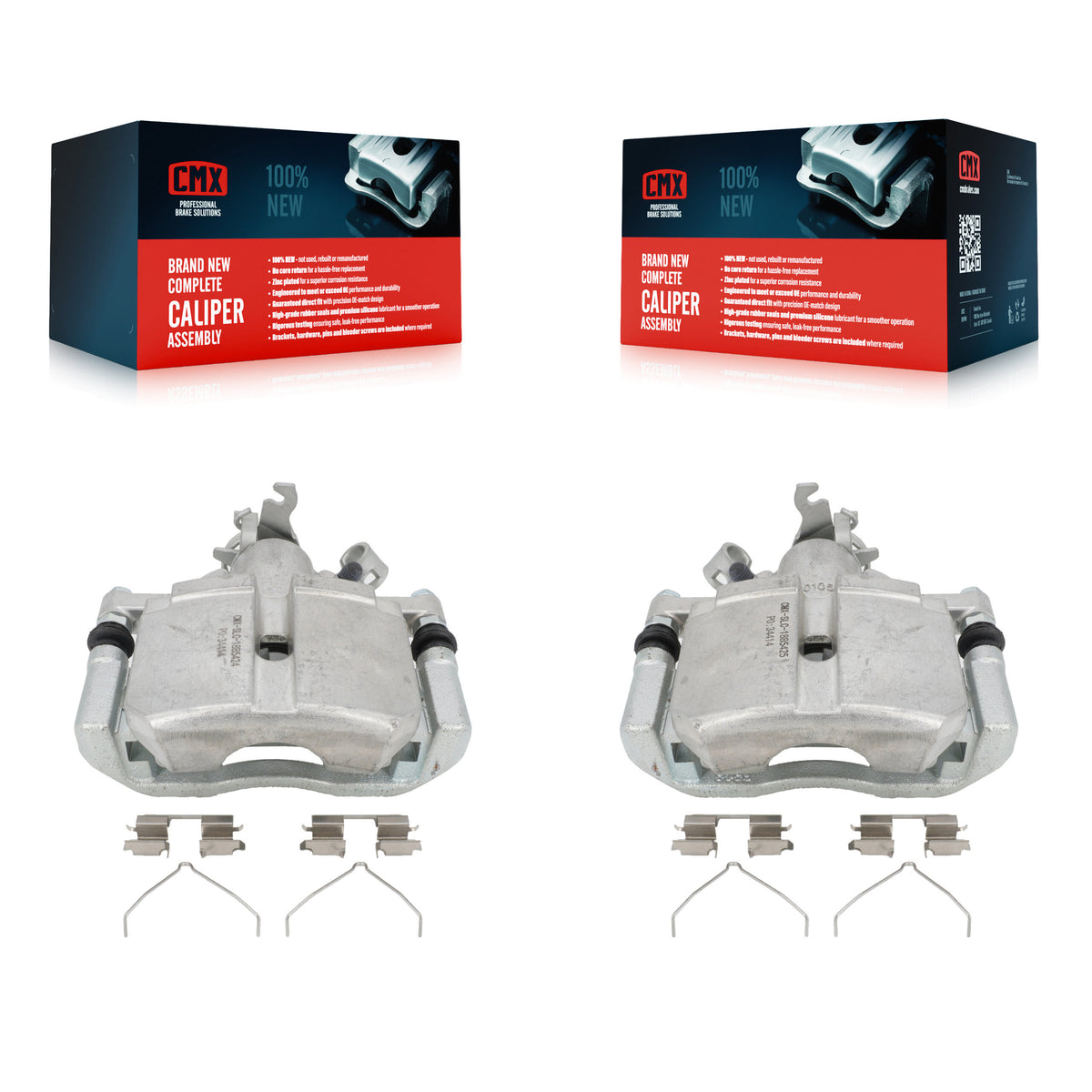 Rear Disc Brake Caliper Left Right Side (Driver Passenger) Kit For 2013-2016 Dodge Dart KBC-100267