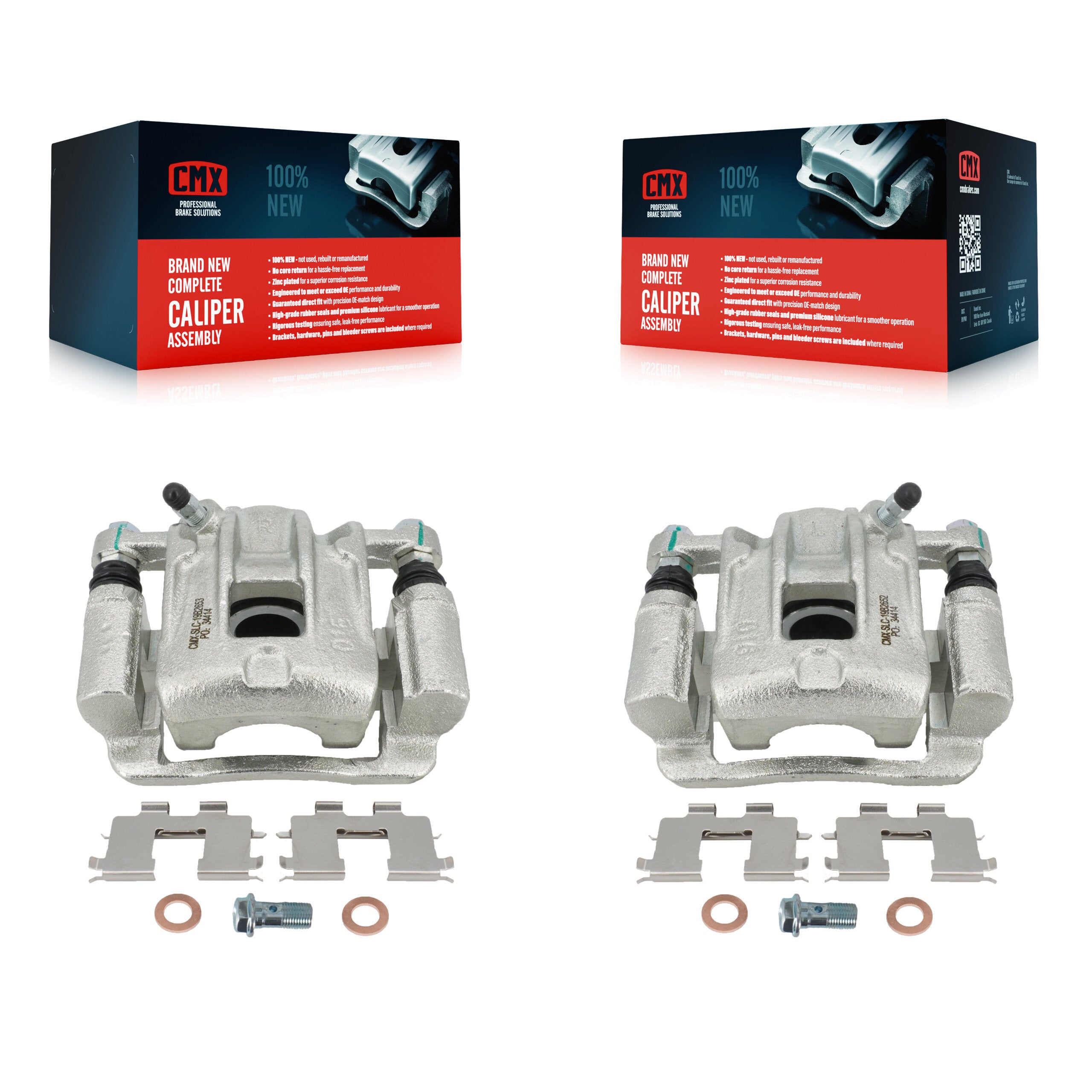 Rear Brake Caliper Left Right Side (Driver Passenger) Kit For 2001-2006 Hyundai Santa Fe KBC-100289