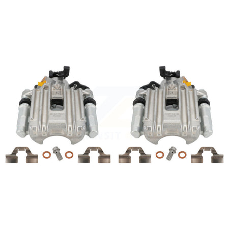 Rear Disc Brake Caliper Assembly Left Right Side (Driver Passenger) Kit For Volkswagen Jetta Audi TT Quattro City KBC-100292 by CMX