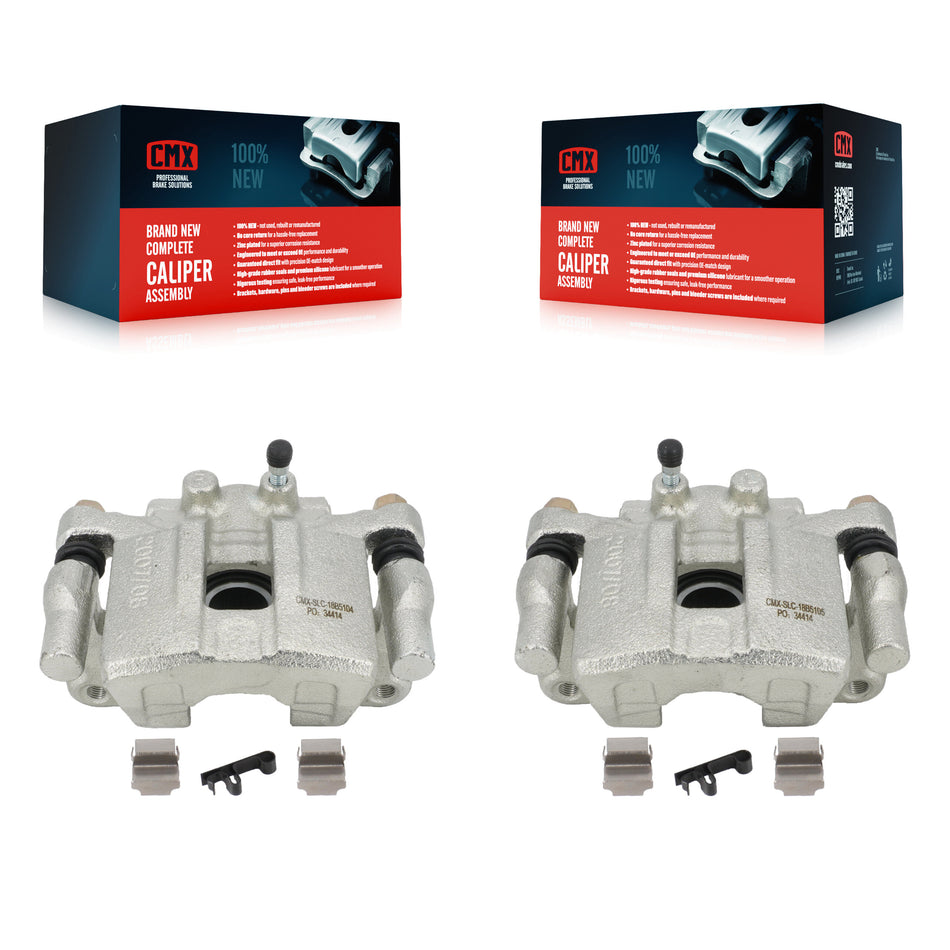 Rear Disc Brake Caliper Assembly Left Right Side (Driver Passenger) Kit For Jeep Patriot Dodge Compass Avenger Chrysler Mitsubishi Sebring Lancer Caliber 200 Outlander Sport RVR Cirrus KBC-100305