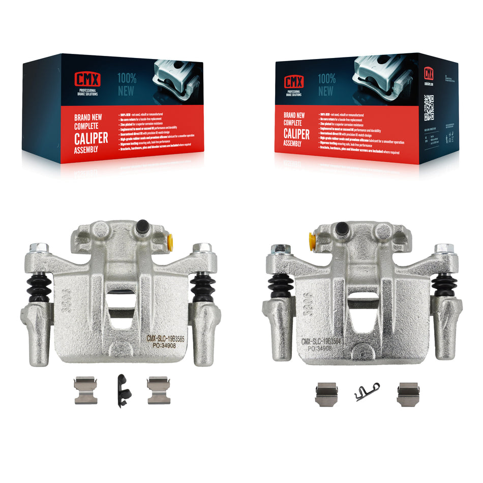 Rear Brake Caliper Left Right Side (Driver Passenger) Kit For Mitsubishi Lancer Outlander KBC-100307