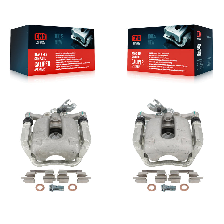 Rear Disc Brake Caliper Assembly Left Right Side (Driver Passenger) Kit For 2016-2019 Chevrolet Cruze KBC-100316